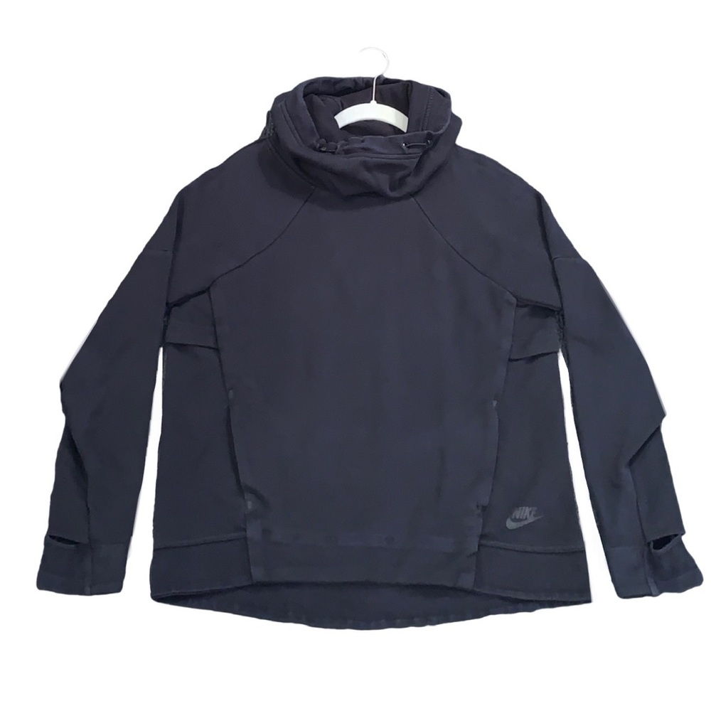 SALE! Nike Cowl Neck Hoodie/Sweatshirt Black Size Medium